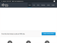 Tablet Screenshot of maxcool.eu